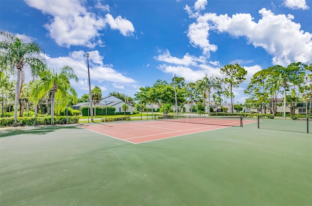6077 Azalea Cir, West Palm Beach, FL 33415 - view of tennis court featuring community basketball court