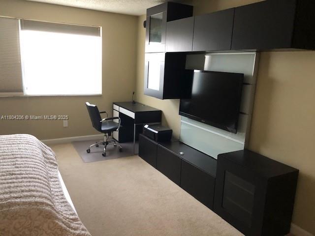 16141 Blatt Blvd Unit 311, Weston, FL 33326 - carpeted bedroom featuring multiple windows, baseboards, and a textured ceiling