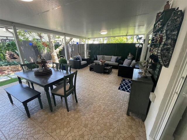 17201 SW 143rd Ct, Miami, FL 33177 - sunroom / solarium featuring outdoor lounge area and outdoor dining space