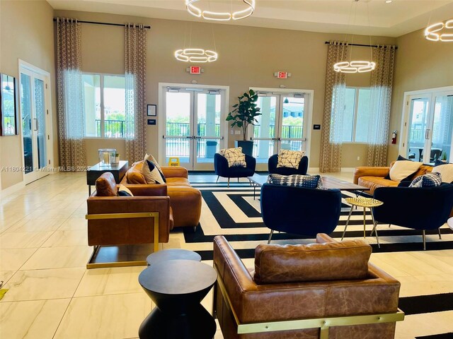 448 NE 4th St, Florida City, FL 33034 - community lobby featuring a high ceiling