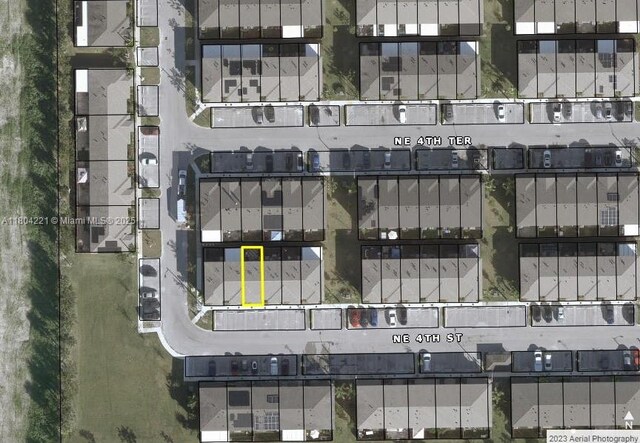 448 NE 4th St, Florida City, FL 33034 - map / location featuring property parcel outlined