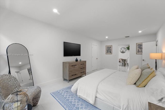 3020 Alton Rd, Miami Beach, FL 33140 - bedroom with recessed lighting and baseboards