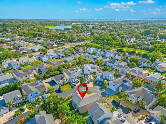 9465 SW 146th Ct, Miami, FL 33186 - aerial view of residential area featuring a large body of water
