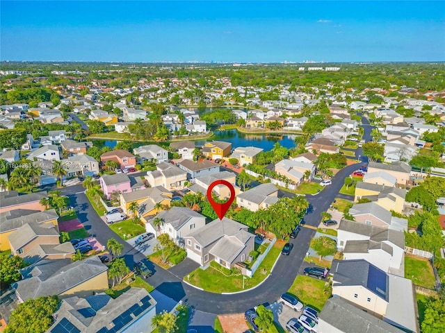 9465 SW 146th Ct, Miami, FL 33186 - aerial perspective of suburban area with a nearby body of water