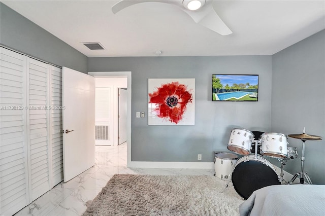 626 S 13th Ave, Hollywood, FL 33019 - bedroom featuring marble finish floors