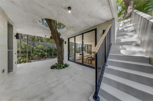 1000 NW 9th Ct, Miami, FL 33136 - view of patio featuring stairs and fence