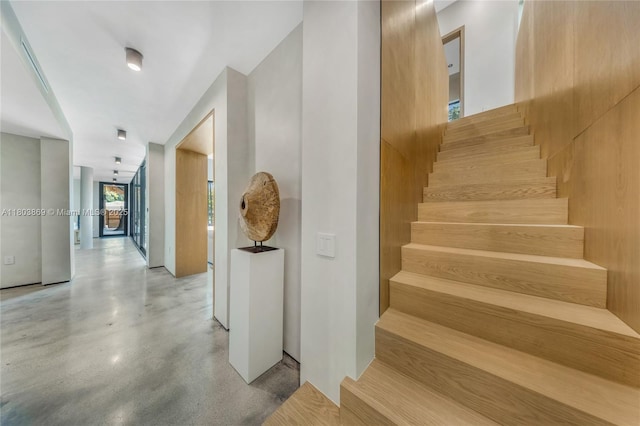 1000 NW 9th Ct, Miami, FL 33136 - stairway with concrete flooring
