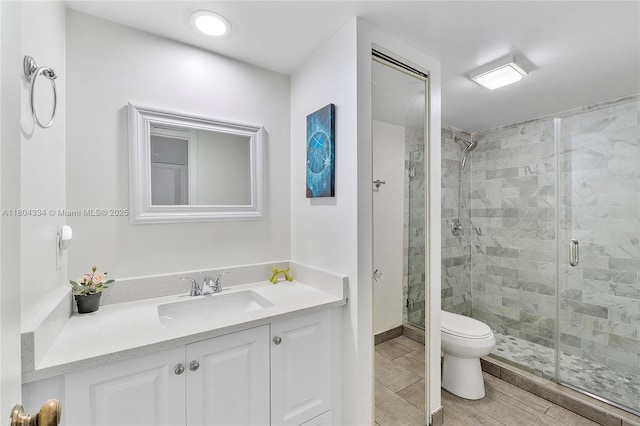 718 NW 98th Cir Unit 718, Plantation, FL 33324 - full bathroom with toilet, a shower stall, and vanity