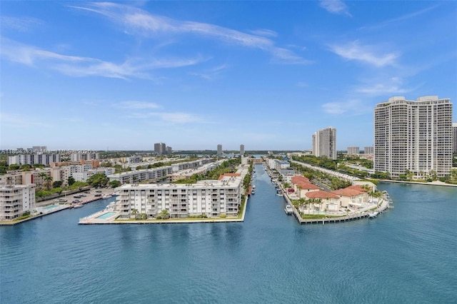 301 174th St Unit 1503, Sunny Isles Beach, FL 33160 - view of urban area with a large body of water
