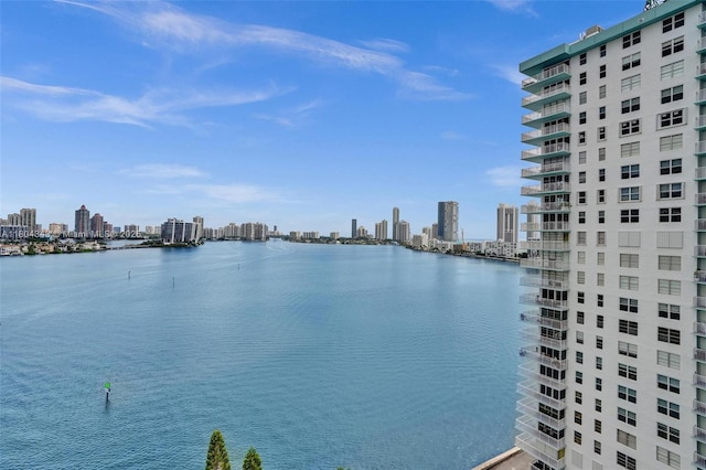 301 174th St Unit 1503, Sunny Isles Beach, FL 33160 - water view with a view of skyline