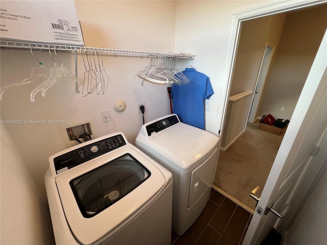 27921 SW 134th Ct, Homestead, FL 33032 - washroom featuring separate washer and dryer and carpet floors