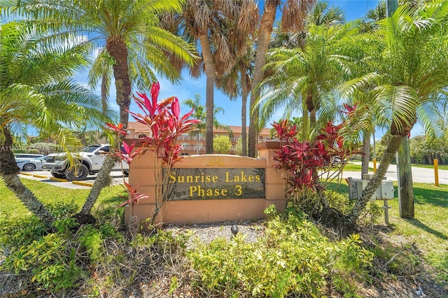 9781 Sunrise Lakes Blvd Unit 202, Sunrise, FL 33322 - view of community / neighborhood sign