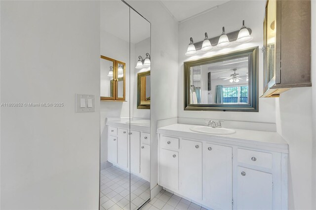 9781 Sunrise Lakes Blvd Unit 202, Sunrise, FL 33322 - full bathroom with vanity and tile patterned flooring