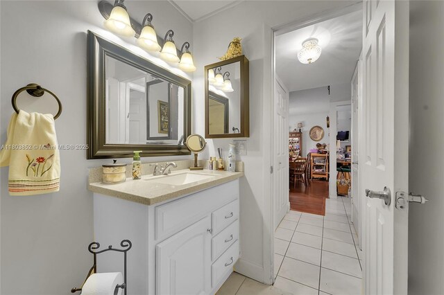 9781 Sunrise Lakes Blvd Unit 202, Sunrise, FL 33322 - bathroom with tile patterned flooring and vanity