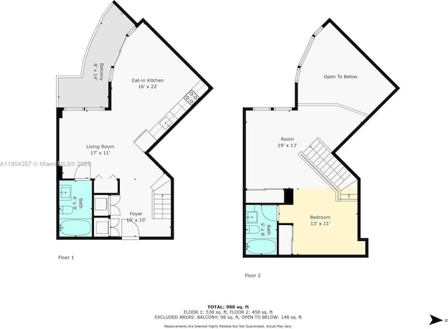 690 SW 1st Ct Unit Phi26, Miami, FL 33130 - floor plan / room layout