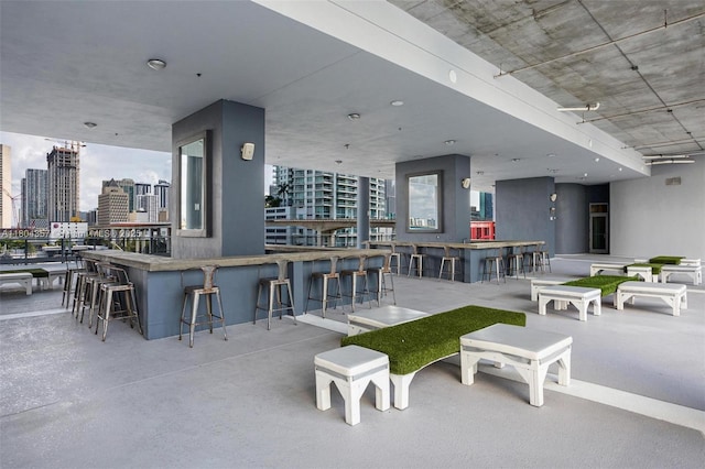 690 SW 1st Ct Unit Phi26, Miami, FL 33130 - view of patio with a city view