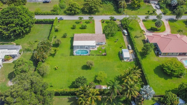 12411 SW 12th St, Davie, FL 33325 - drone / aerial view of a pool