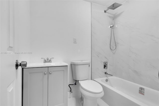 8330 NW 35th Pl, Miami, FL 33147 - full bath with toilet, vanity, and shower / tub combination