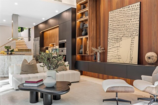 2805 Freeman St, Miami, FL 33133 - community lobby with stairs and recessed lighting