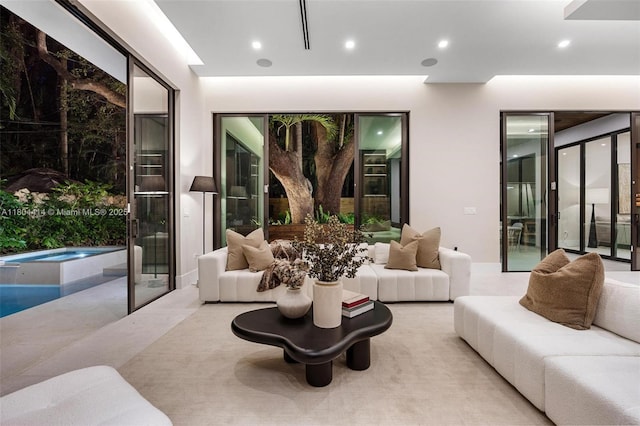 2805 Freeman St, Miami, FL 33133 - living room with recessed lighting