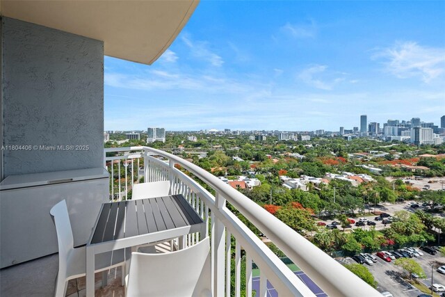 2475 Brickell Ave Unit 1805, Miami, FL 33129 - balcony with a view of skyline