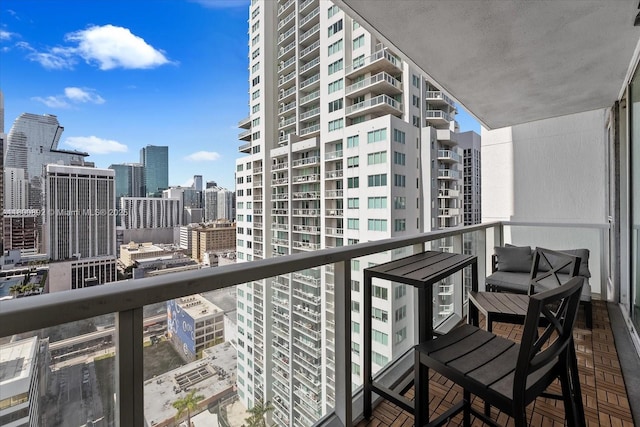244 Biscayne Blvd Unit 2407, Miami, FL 33132 - balcony featuring a view of city