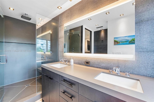 1024 Lenox Ave Unit 8, Miami Beach, FL 33139 - full bath featuring a shower stall and double vanity
