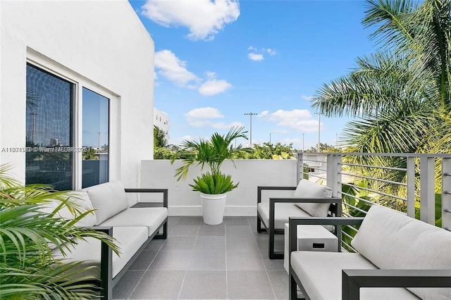1024 Lenox Ave Unit 8, Miami Beach, FL 33139 - view of patio / terrace featuring an outdoor hangout area and a balcony