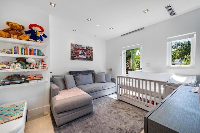 1024 Lenox Ave Unit 8, Miami Beach, FL 33139 - carpeted bedroom featuring recessed lighting