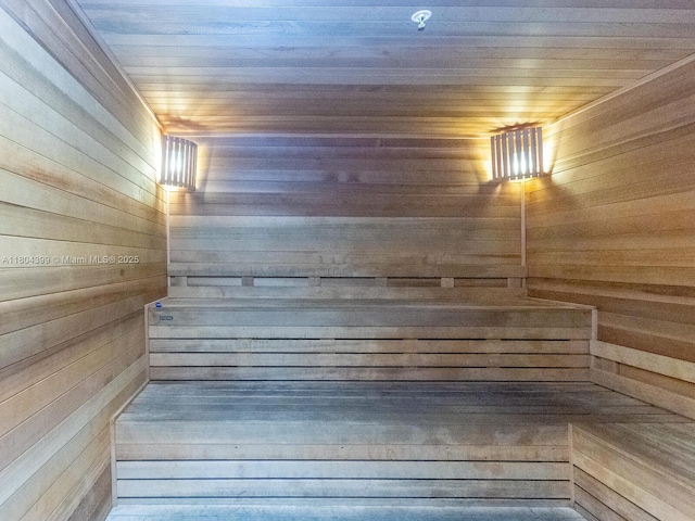5350 NW 84th Ave Unit 1018, Doral, FL 33166 - sauna / steam room featuring wooden walls