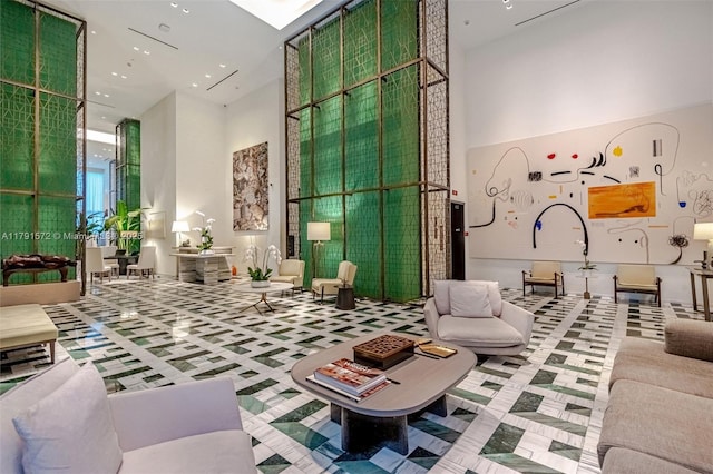 801 S Miami Ave Unit 1207, Miami, FL 33130 - building lobby featuring a towering ceiling