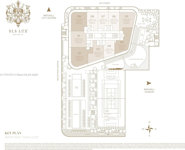801 S Miami Ave Unit 1207, Miami, FL 33130 - parcel map