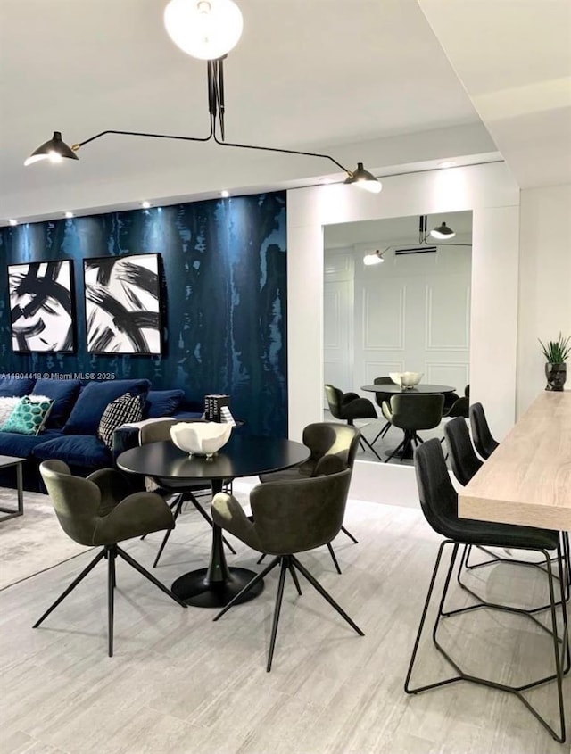 1000 Brickell Plz Unit 3308, Miami, FL 33131 - dining area featuring light wood finished floors