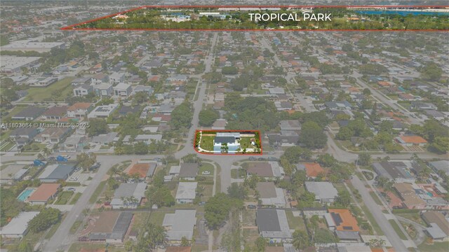 4301 SW 85th Ave, Miami, FL 33155 - view of property location with property parcel outlined and nearby suburban area