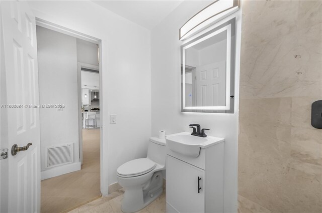 4301 SW 85th Ave, Miami, FL 33155 - bathroom featuring toilet, vanity, and tile patterned flooring