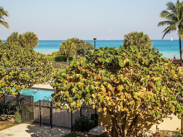 2555 Collins Ave Unit 308, Miami Beach, FL 33140 - water view featuring fence