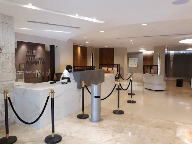 2555 Collins Ave Unit 308, Miami Beach, FL 33140 - welcome area featuring recessed lighting