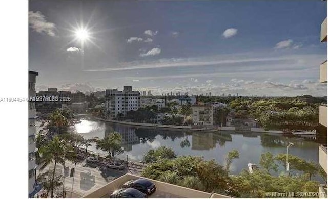 2555 Collins Ave Unit 308, Miami Beach, FL 33140 - water view with nearby urban area