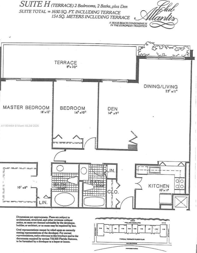 2555 Collins Ave Unit 308, Miami Beach, FL 33140 - property floor plan