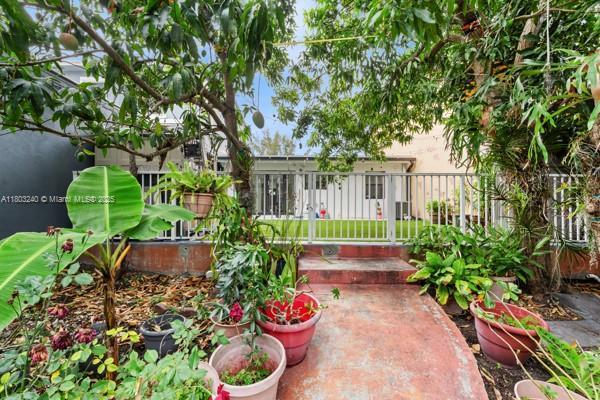 view of patio with fence