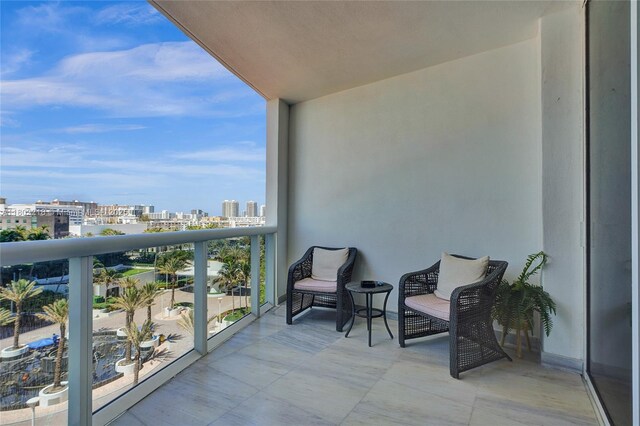18201 Collins Ave Unit 808, Sunny Isles Beach, FL 33160 - balcony featuring a view of city