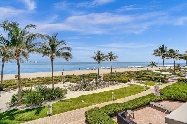18201 Collins Ave Unit 808, Sunny Isles Beach, FL 33160 - water view with local beach