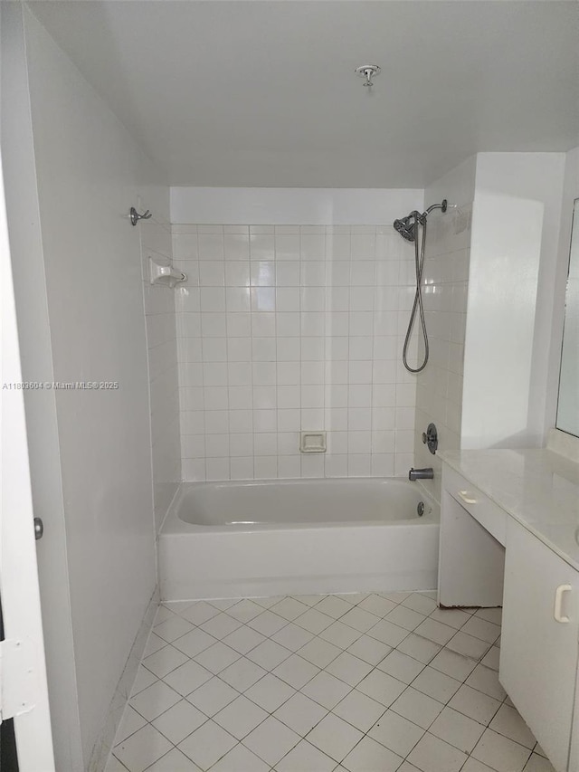1450 SE 3rd Ave Unit 208, Dania Beach, FL 33004 - full bath featuring tile patterned floors, bathtub / shower combination, and vanity