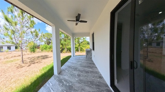 3004 SW 4th St, Lehigh Acres, FL 33976 - view of patio with a ceiling fan