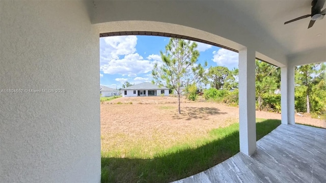 3004 SW 4th St, Lehigh Acres, FL 33976 - view of yard with ceiling fan