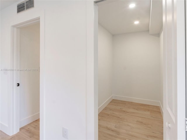 2039 NE 172nd St, North Miami Beach, FL 33162 - interior space with light wood-style floors, baseboards, and recessed lighting