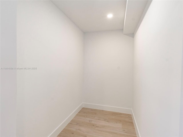 2039 NE 172nd St, North Miami Beach, FL 33162 - empty room with light wood finished floors, baseboards, and recessed lighting
