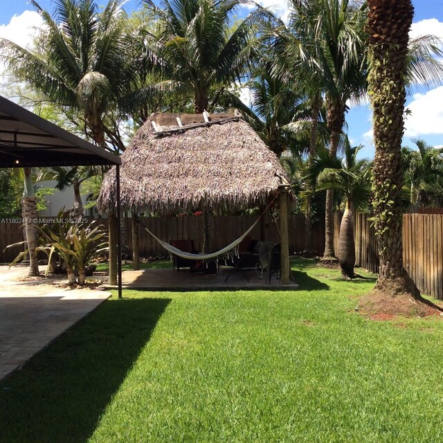 21046 SW 133rd Ct, Miami, FL 33177 - view of yard with a patio area