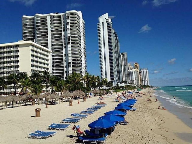 16699 Collins Ave Unit 3601, Sunny Isles Beach, FL 33160 - view of building exterior featuring view of water and beach