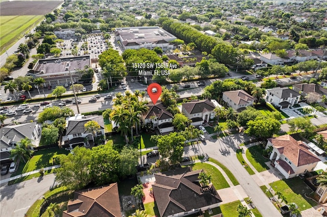 15120 SW 156th Ave, Miami, FL 33196 - aerial view of property and surrounding area featuring nearby suburban area
